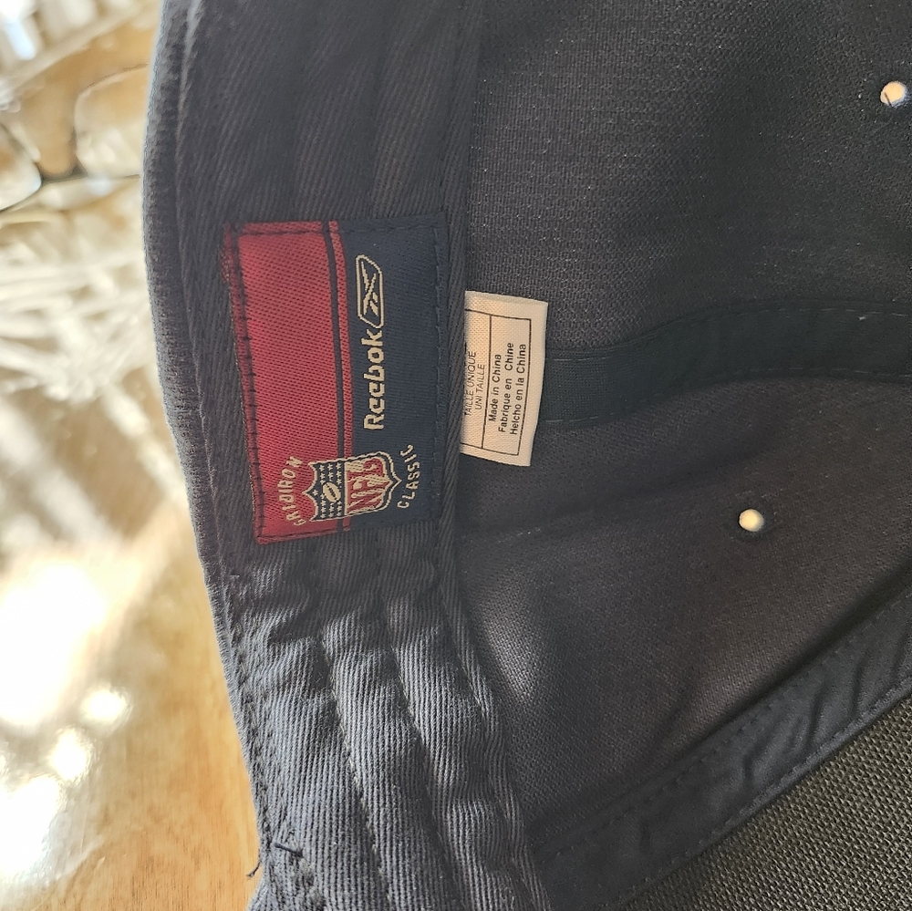 NFL Bears Vintage Navy Cap By Reebok Adjustable - Picture 7 of 8